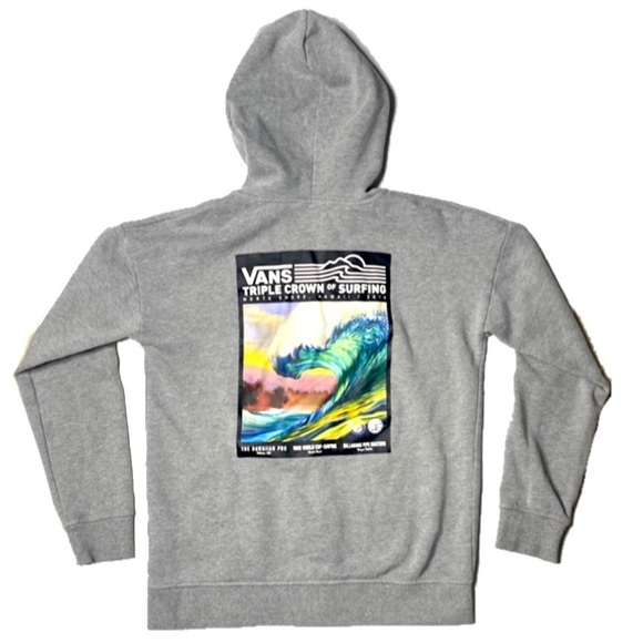 Vans | Shirts | Vans Hoodie Triple Crown Of Surfing 26 North Shore Hawaii  Pockets | Poshmark